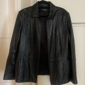 Classiques Entier Black Leather Jacket